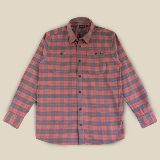 Brae Flannel Shirt - Red/Blue